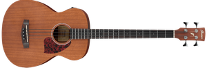 Ibanez PCBE12MH-OPN 4 String Open Pore Natural Acoustic Bass Guitar